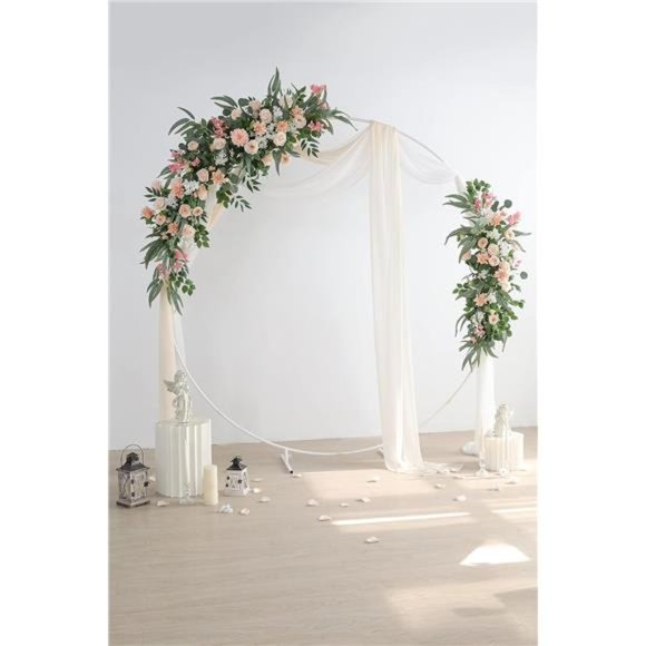 Artificial Flowers Combo Box Set Pink Fake Flower Leaf with Stems DIY Wedding - Picture 7 of 7